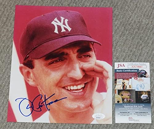ДЖО ПЕПИТОНЕ Подписа снимка на Ню Йорк ЯНКИС 8x10 + JSA COA NN79007 - Снимки на MLB с автограф