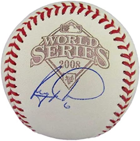 Филаделфия Филис райън Хауърд Подписа договор с СВЕТОВНАТА поредица от бейзбол 2008 JSA 165160 - Бейзболни топки