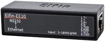 Сериен сървър Elfin-EE10 RS232 с един последователен сървър за свързване към Ethernet ModbusTCP/HTTP