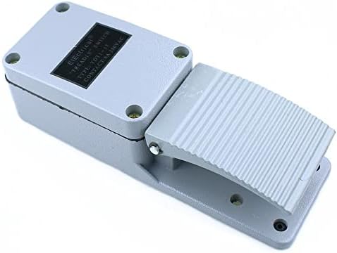 Foot switch TINTAG YDT1-17 в алуминиев корпус със сребрист връх KH9011