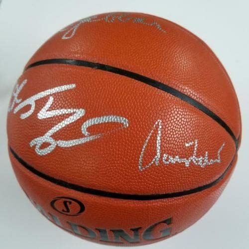 Лос Анджелис Лейкърс подписаха Баскетболен Магьосник Джаббара Шака Уэста ~ BAS COA ~ PSA - Баскетболни топки с автографи