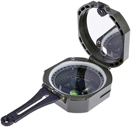YFDM точност ръководят джобен транзитен геоложки компас с мащаба на 0-360 градуса Лек, компактен и удобен за переноске