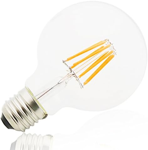 Mengjay® 1 Бр. Led Реколта крушка на Едисон с регулируема яркост G80 8 W, Led лампа с нажежаема жичка с цокъл E26,