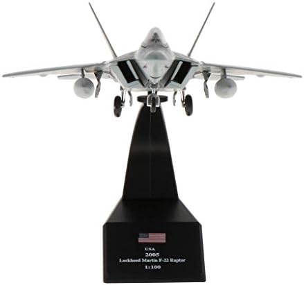 АХ ЛИ ВЕЙ 1: 100 Модела на американския изтребител F-22 Raptor от сплав
