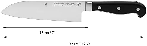 Нож на главния готвач Santoku WMF Spitzenklasse Plus Дължина 32 см, Дължина на острието 18 см Performance Cut Произведено