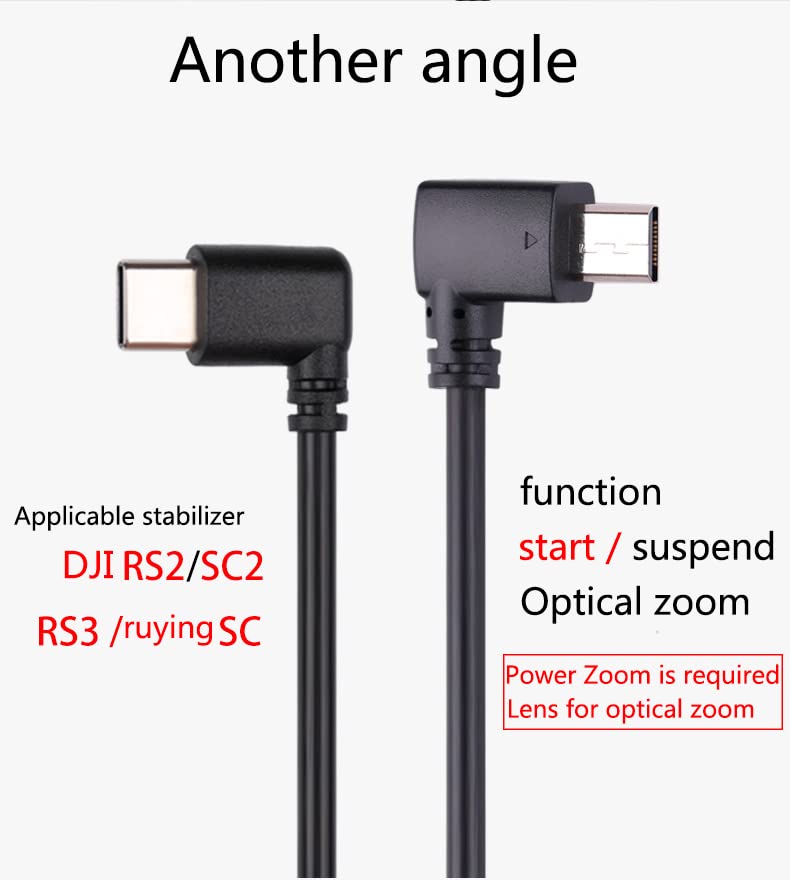 Кабел за управление Camulti Multi-USB-C за стабилизатор DJI Ronin RSC2 RS2 RS3, Съвместим с камера на Sony