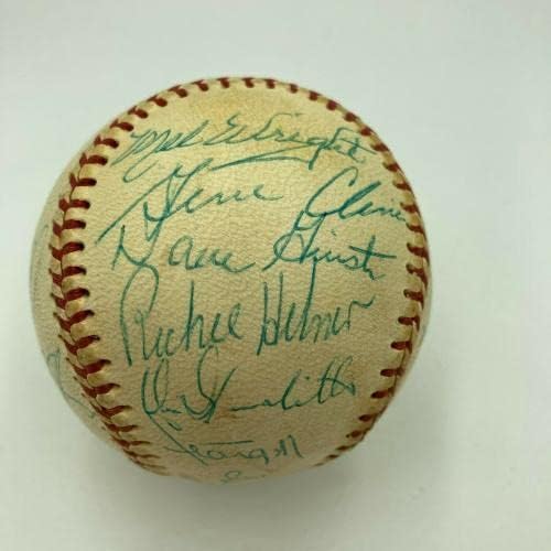 1973 Екипът на Питсбърг Пайрэтс Подписа Официален договор в Националната лига бейзбол JSA COA - Бейзболни топки