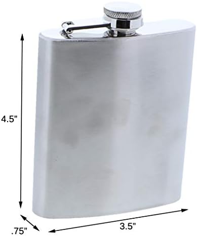 Фляжка от неръждаема стомана с капацитет от 7 грама