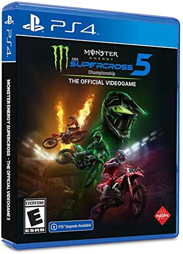 Тъмно-сребрист Monster Energy Supercross 5 - PlayStation 4