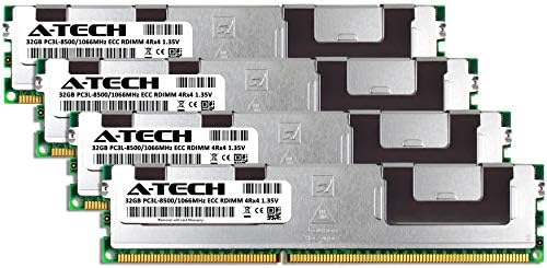 A-Tech 64 GB (2x32 GB) DDR3/DDR3L 1066 Mhz PC3L-8500R ECC RDIMM 4Rx4 1,35 В ECC Регистриран DIMM 240-Пинов сървър
