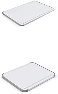 Дъска за рязане KitchenAid Classic от нескользящего пластмаса, 12x18 инча, бяла дъска за Рязане KitchenAid Classic