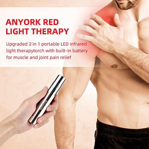 Устройство за терапия с червена светлина, Обновен Преносим led Инфрачервен фенер за терапия с вградена батерия за