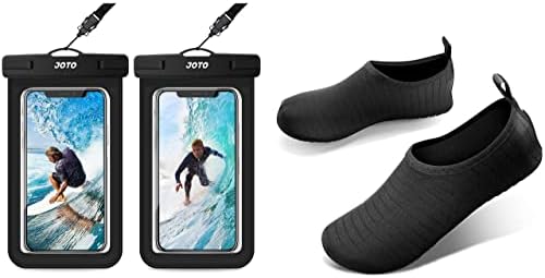 JOTO (2 опаковки Универсална водоустойчива своята практика за iPhone 11 Pro Max, Galaxy S20 Note 10 + размер до
