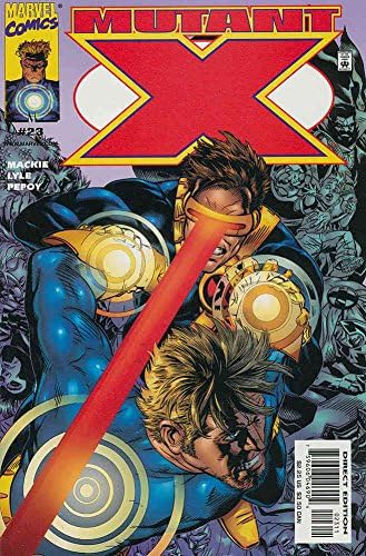 Мутант Х (1-ва серия) 23 VF / NM ; Комиксите на Marvel | Хавок срещу Cyclops