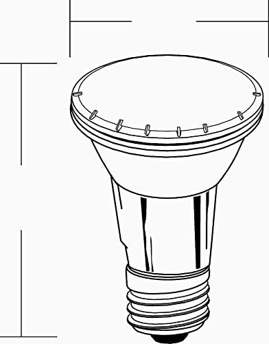 Халогенна лампа Satco S2232 Par20 мощност 39 W (опаковка от 4 броя)