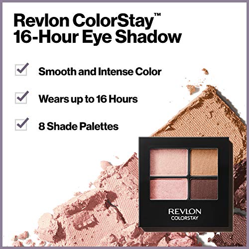 Палитра сенки за очи Revlon ColorStay 16 Hour Eye Makeup, Кадифен Пигментирани Мат и Блестящо Нюанси, 515 Adventurous,