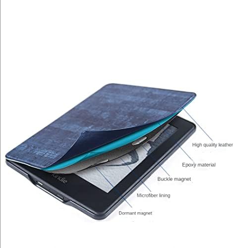 Калъф, съвместим с Kindle Напълно Нов 8-то поколение г., защитен калъф за таблет Smart E-Reader Shell от изкуствена
