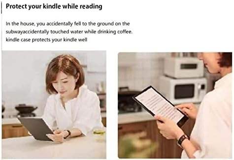 за Kindle 8 калъф ултра тънък умен кожен защитен калъф за Kindle 8. Поколение Sy69JL с събуждане/сън/ лунна