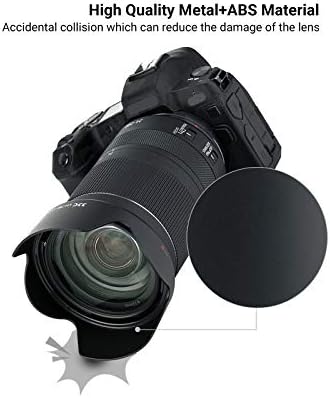 Сенник за обектив обектив за Canon RF 24-240 мм F4-6.3 is USM за фотоапарат EOS R6 R5 R RP, Обръщане на Козирка
