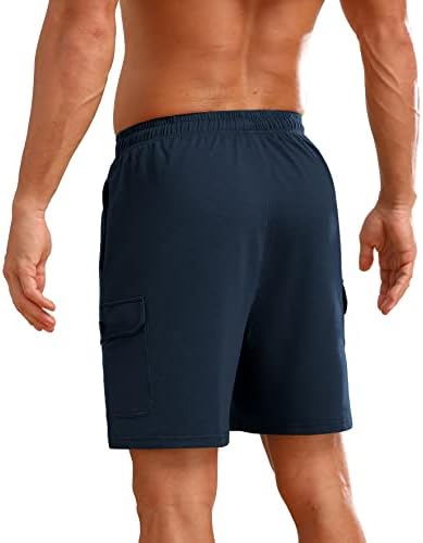 Мъжки къси Панталони NITAGUT, Ежедневни Модни Шорти от Еластична гумена лента За кръста, Летни Плажни Шорти Класически,