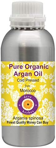 Deve Herbes Чисто Органично Арганово масло (Morrocan) (Argania spinosa) Натурално Лечебно студено пресовано