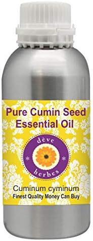 Deve Herbs Чисто Етерично масло от семена на кимион (Cuminum cyminum) е Естествен Лечебен Сорт Парна Дестилиран