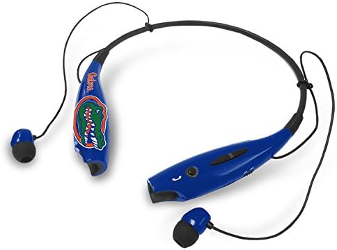 NCAA SUCKERZ Безжични Bluetooth Слушалки с Шейным Джанта, стерео слушалки с микрофон, Флорида Gators