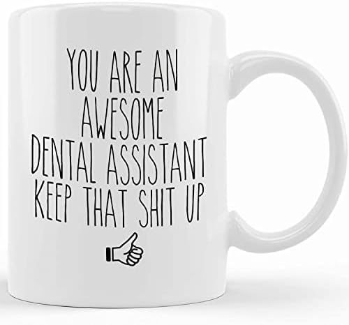 Персонализирани Подаръци Асистент на зъболекар _ Подаръци За асистент на зъболекар _ Чаша асистент зъболекар _ Чаша