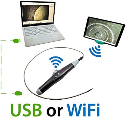 Vividia W2240 Wi-Fi/Безжичен USB USB 2-Лентов Ставни Диаметър от 4,0 мм Бороскоп Videoscope Инспектиращата Камера