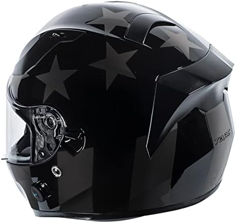 Мотоциклет Шлем TORC T15B с Bluetooth, Интегриран В Анфас, С Графично