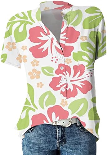 Дамска Риза с копчета, Модерни Ежедневни Блузи, Ризи с къс ръкав и Принтом, Пуловер, Тениска, Дълга Рокля, S-3XL