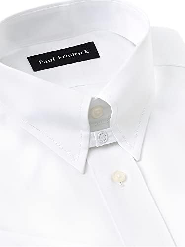 Мъжка риза-рокля Paul Fredrick от Негладеного памук с острия яка издържа на бутоните