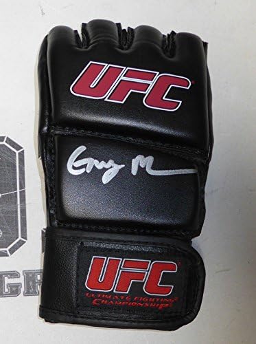 Гай Мезгер подписа Ръкавици UFC с автограф на PSA/DNA COA 4 5 13 19 Pride Pancrase 6 от 10 - Ръкавици UFC с автограф