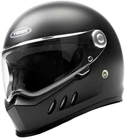 Мотоциклет Полнолицевый каска грах, Одобрен от ИКЕ на ООН - YEMA Helmet YM-833 Каска за състезания на мотоциклети,