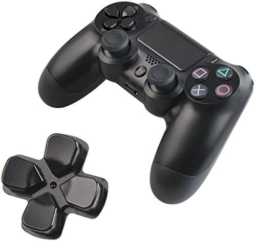 Метална Подмяна на Бутоните Dpad D-pad Клавиш Дестинации За Контролери PS4 Dualshock 4 Хром Черен