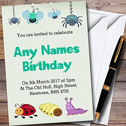 Пощенска картичка Zoo Сладко Bugs Персонални Покани за участие в Детски парти
