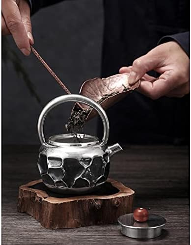 Чайник За чай, Античен Кана за Варене на Вода, Чайник от Сребро Проба 999, уреди за Ръчна Работа С Цифри под формата