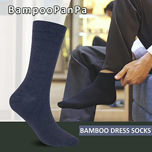 BampooPanPa 4 Двойки от Бамбукови Чорапи за телета, Леки Меки Дишащи Тънки Чорапи За момичета, Бизнес Всекидневни,