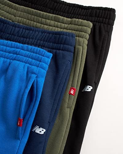 Спортни панталони за момчета New Balance - 4 комплекта активни флисовых панталони за джогинг (8-20)