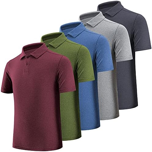 Поло риза за голф BALENNZ Boy ' s Училищни униформи - Абсорбиращи Влагата Спортни Ризи Поло Active Performance С Къс Ръкав