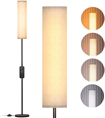 Под лампа Lithomy, Модерен led лампа с 4 Цветови температури, подови Лампи с Бесступенчатым Затъмняване и дистанционно