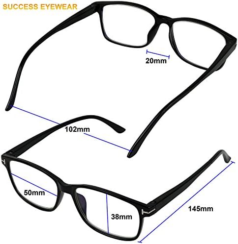Компютърни очила, 2 двойки, антибликовые, антибликовые класически очила за четене, качествени, удобни очила за мъже