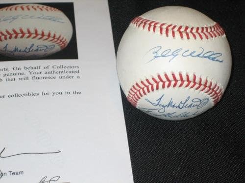 Mlb Stars & Legends (7) С автограф от Onl Baseball Psa/днк Старджелл, Mcgraw - Бейзболни топки с автографи