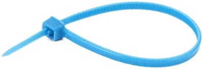 Нов Lon0167 3 мм x 100 мм Самоблокирующиеся Найлонови кабелни връзки Тежки Промишлени Телена на основата на мълния Синьо 100 бр. (3 мм x 100 мм Selbsthemmend Nylon Kabelbinder Тигри, Industrielle Dra