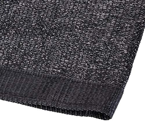 Брезент от твърда черна плетиво на окото Commercial, 16 x 24 фута, 1 опаковка