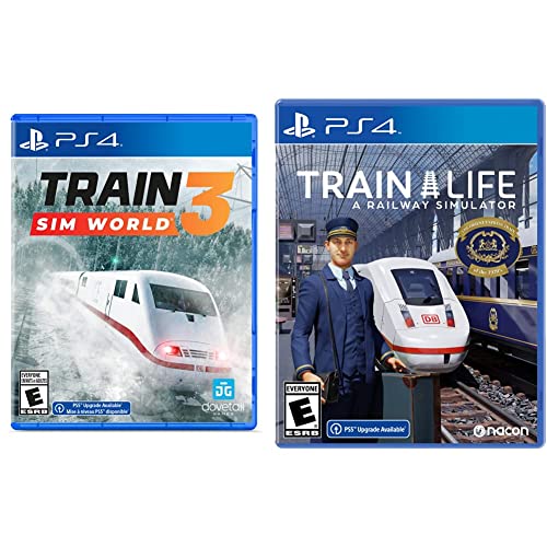 Train Sim World 3 (PS4) и Train Life: Симулатор на железопътна линия - The Orient-Express Edition (PS4)