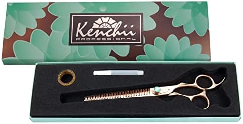 Ножици за подстригване Kenchii Rose Gold Deluxe Отлични ножици за подстригване на кучета от всички породи (блендер