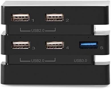 KUIDAMOS Адаптер Аксесоари Hub Разширение, USB 3.0/2.0 Високоскоростен Адаптер Hub Разширяване Контролер, Адаптер
