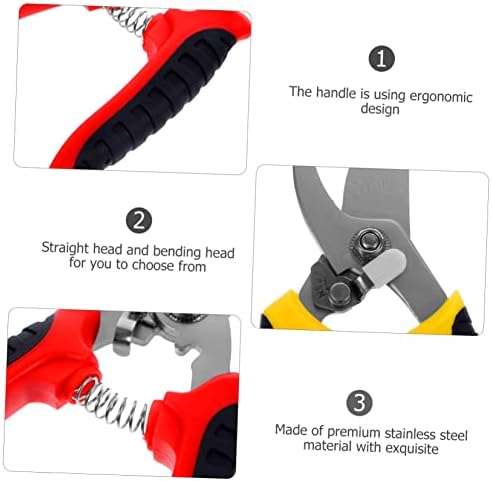 Uonlytech 10 бр. градински ножици за подстригване плодни клонки от неръждаема стомана