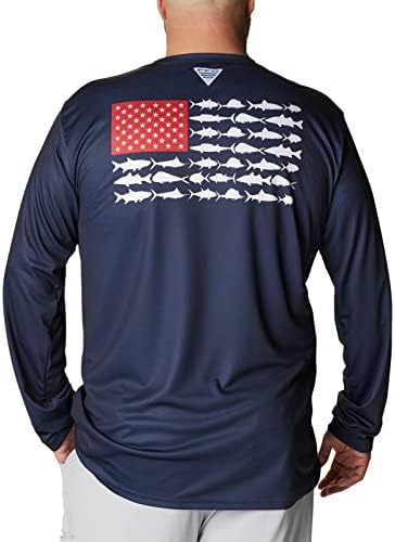 Мъжка риза за Риболов с дълъг ръкав PFG Terminal Tackle Fish Flag от Columbia за мъже